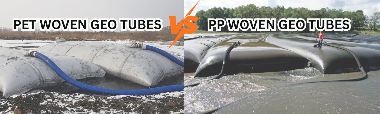 PP Woven vs PET Woven Geo Tubes